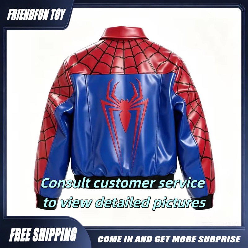 Leather Work Jacket - The Amazing Spider-Man Leather Brand New