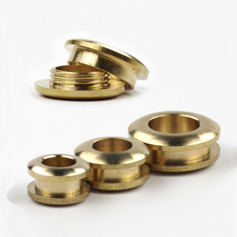 Leatherwork Eyelets - 2pcs Solid Brass screw back Eyelets