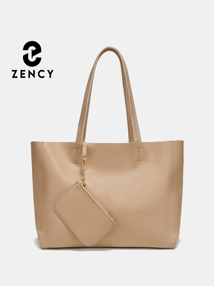 Leather Work Handbags - Zency Genuine Leather Large Tote Bags