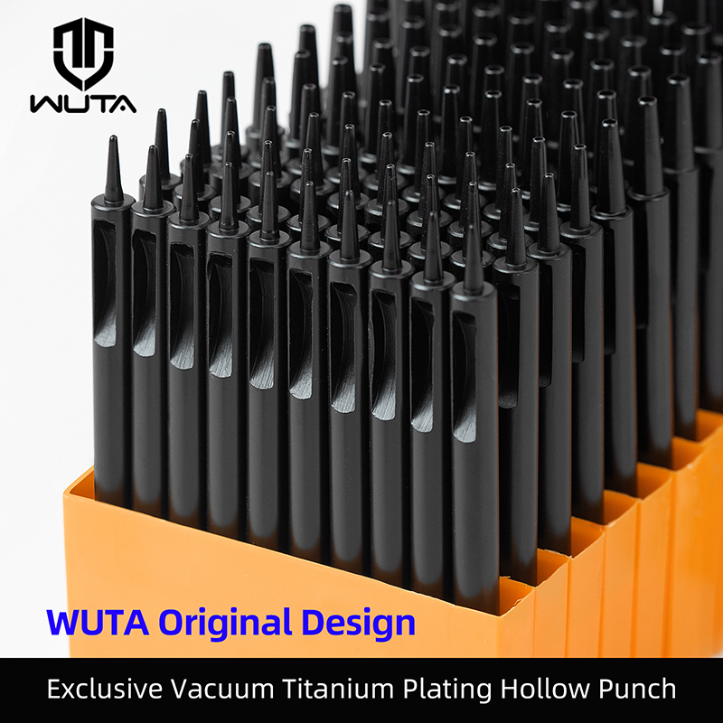 Leatherwork Punch - WUTA 1-10pcs Plating Titanium Leather Hole