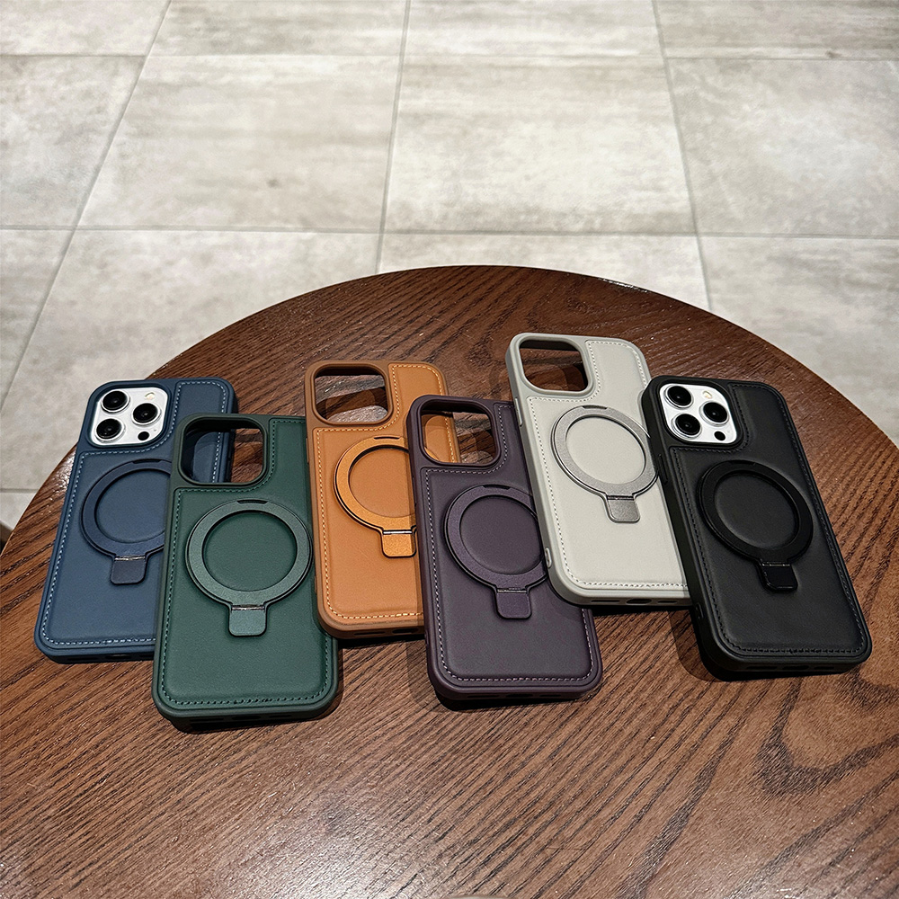 Leather X - PU Leather Magnetic Case for Apple