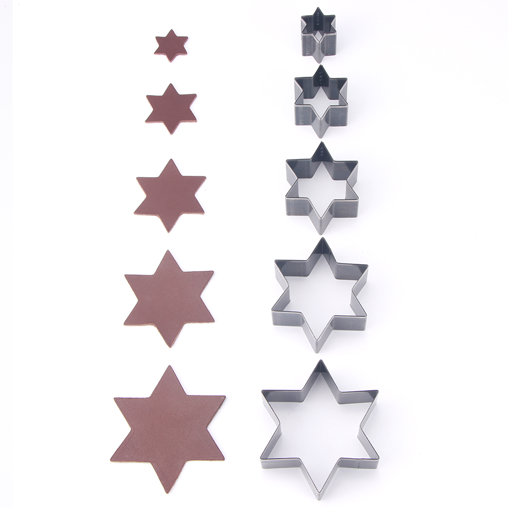 QJH 5PCS Hexagonal Leather Cut - огляд і ціна Leatherwork Punch