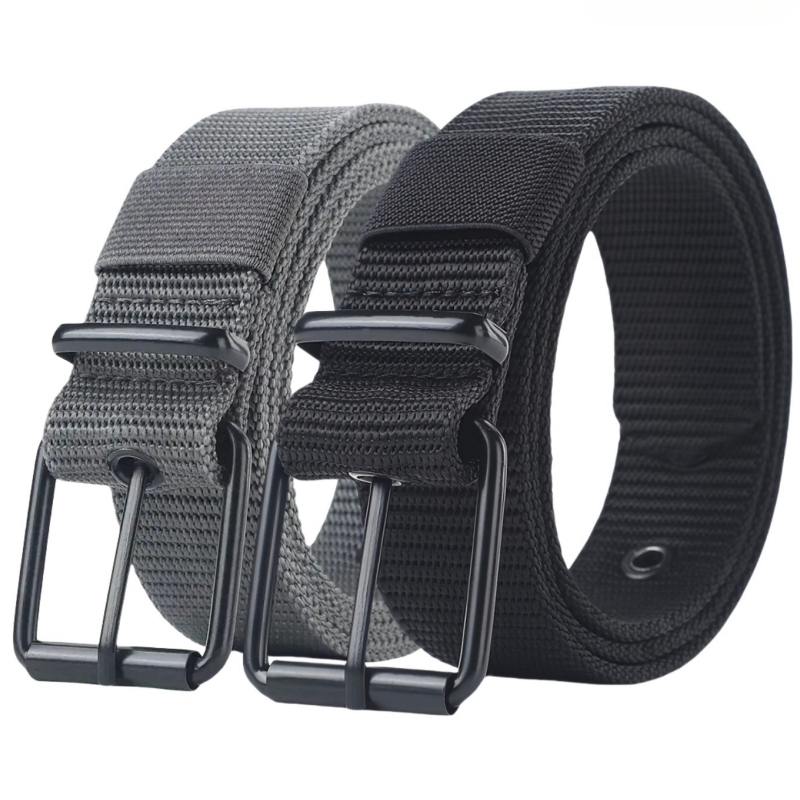 New Men Belt Porous Canvas Pin - огляд і ціна Leatherwork Eyelets