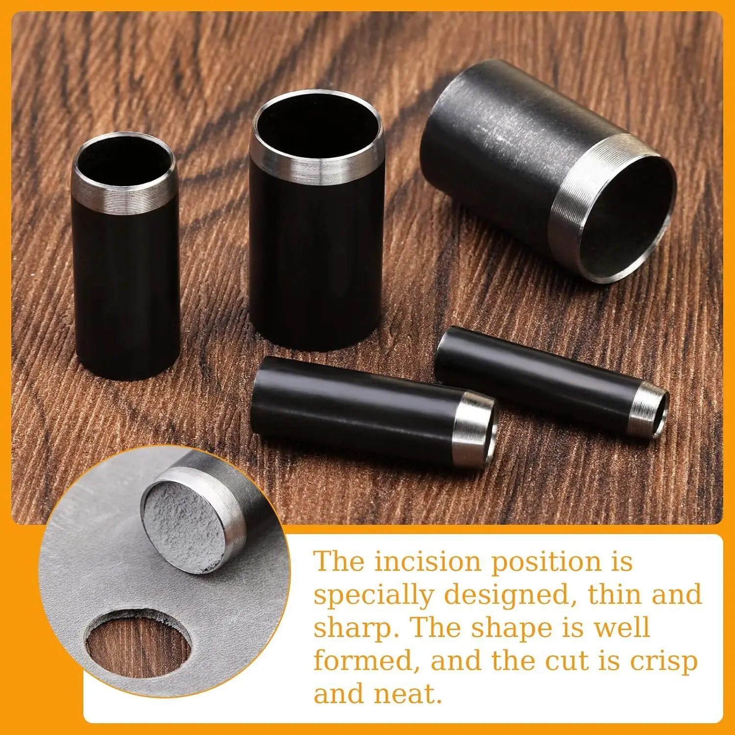 15Pcs Leather Circle Cutter To - огляд і ціна Leatherwork Punch