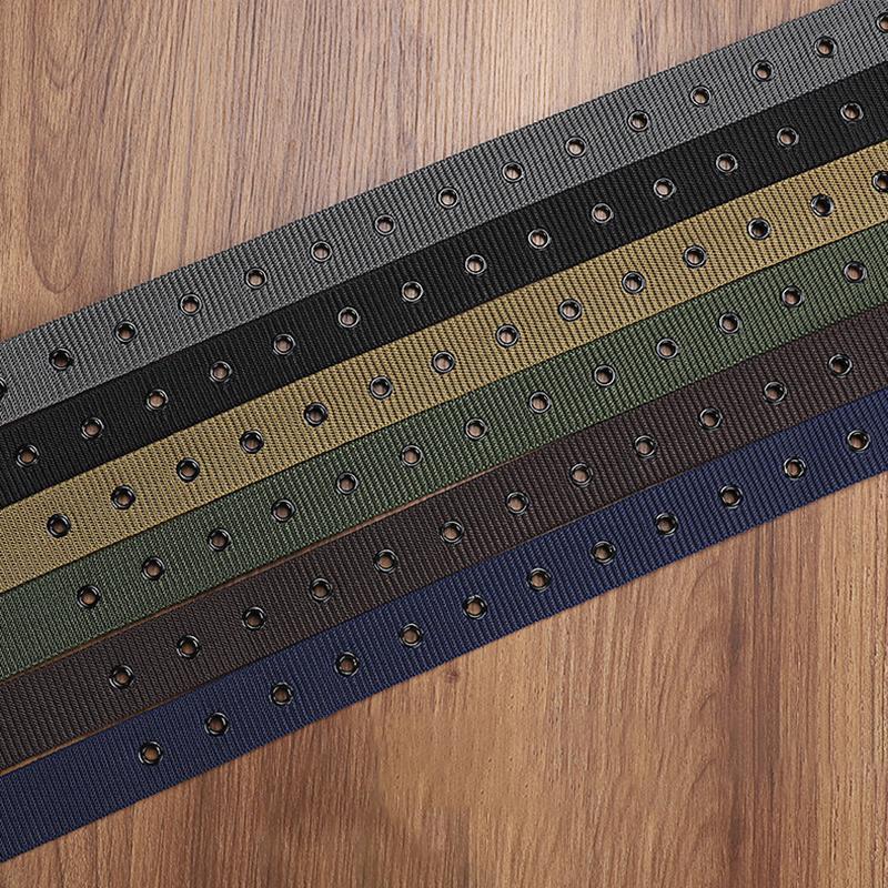 Men's Belt Porous Canvas Pin B - огляд і ціна Leatherwork Eyelets
