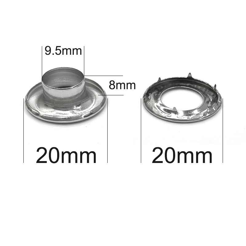 Inside 9.5 mm Canvas Buttonhol - огляд і ціна Leatherwork Eyelets