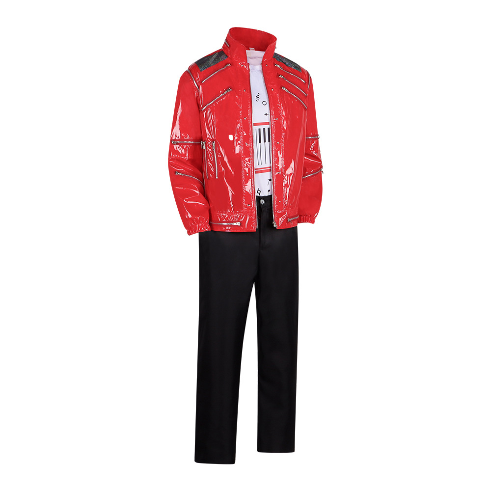 Men Red Leather Jacket Michael - огляд і ціна Leather Work Jacket