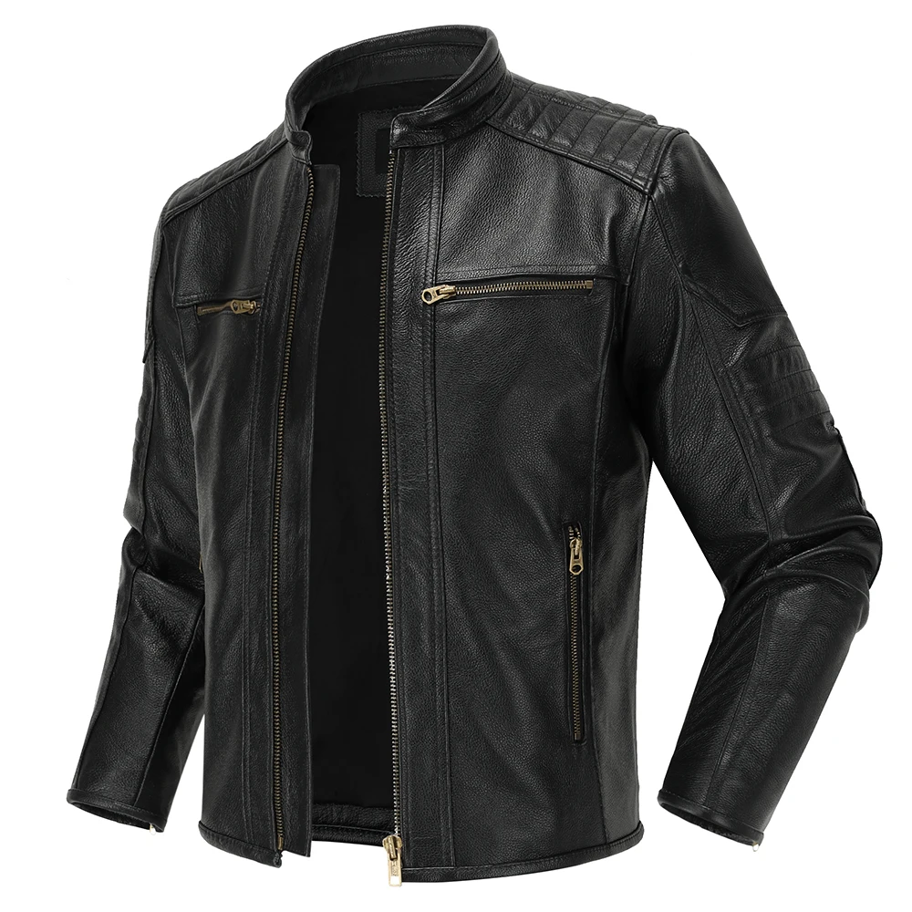 2023 New Motorcycle Causal Vin - огляд і ціна Leather Work Jacket