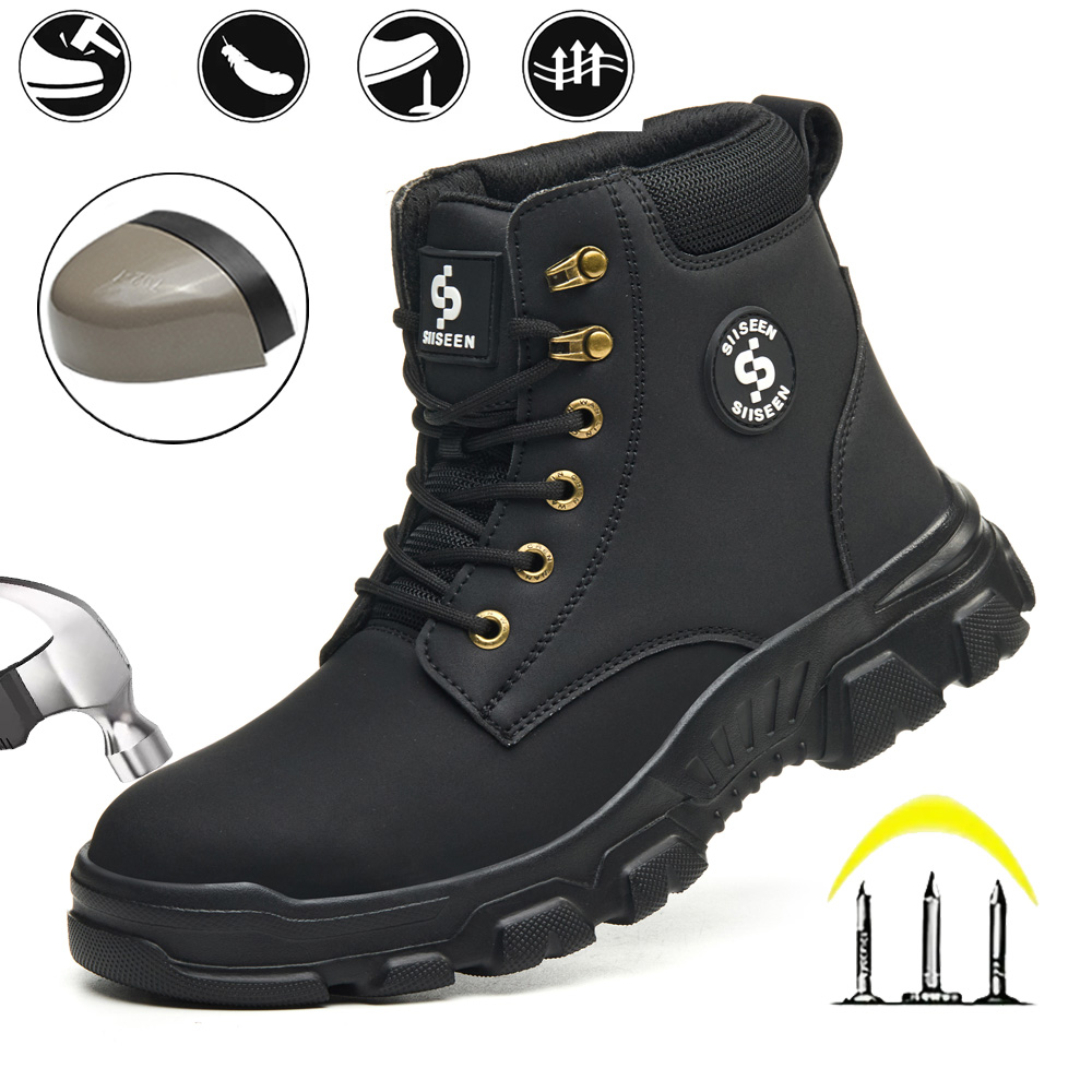 Men's Safety Shoes Anti-impact - огляд і ціна Leather Work Factory
