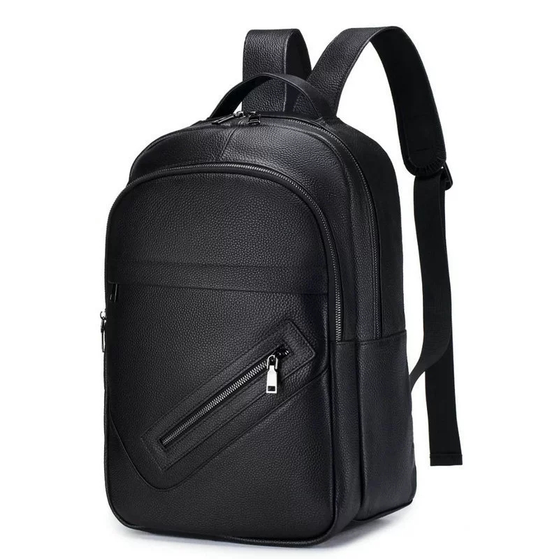 Black Genuine Leather Laptop B - огляд і ціна Leather Work Rucksack