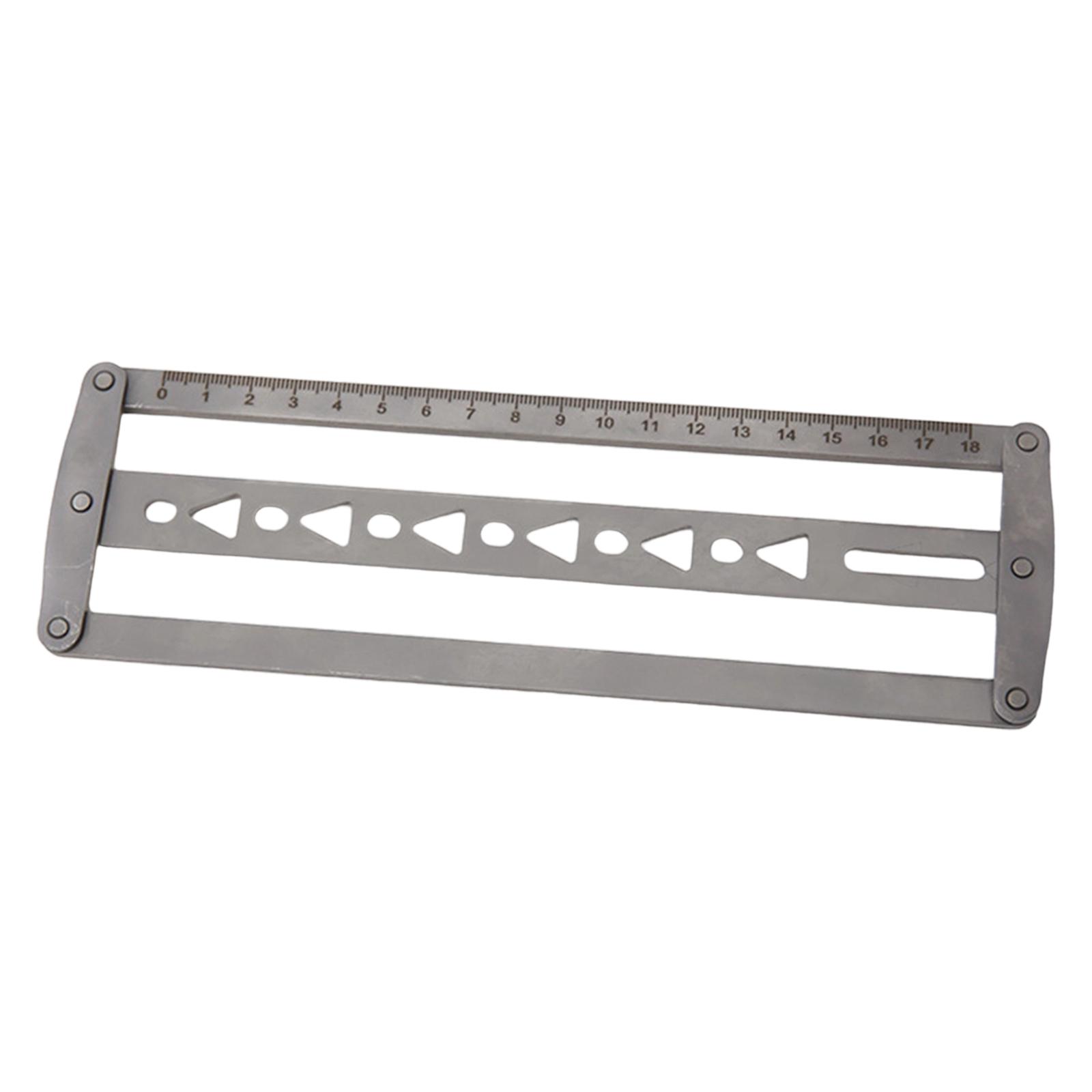Iron Belt Positioning Ruler Ad - огляд і ціна Leatherwork Ruler