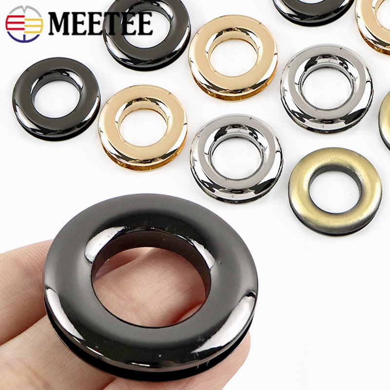 10Pcs 10-25mm O Ring Metal Buc - огляд і ціна Leatherwork Eyelets