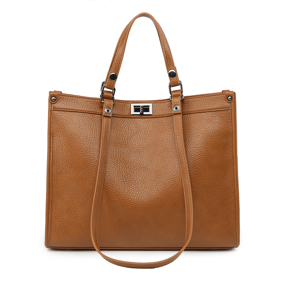 Women Large Capacity Tote Bag  - огляд і ціна Leather Work Handbags