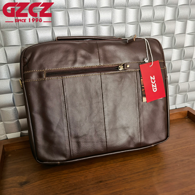 GZCZ Men's Handbag Leisure Bus - огляд і ціна Leather Work Handbags