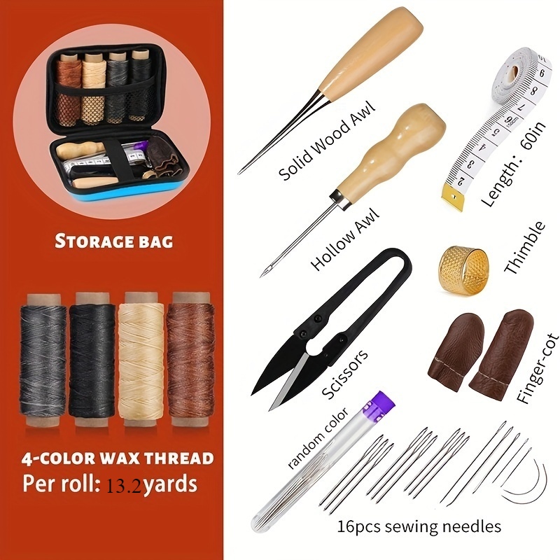 [Leather Working Kit] Leather  - огляд і ціна Upholstery Leather Work