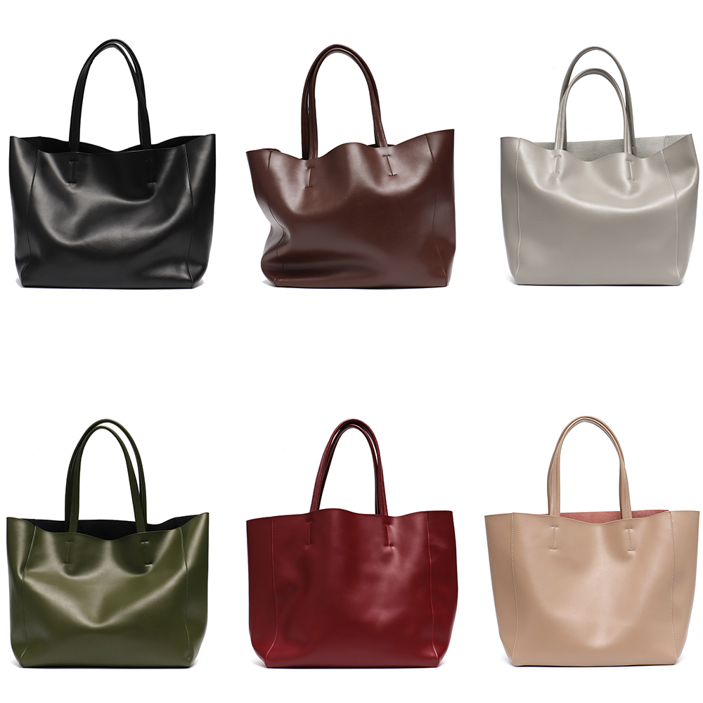 Minimalist Big Tote Bag Women  - огляд і ціна Leather Work Handbags
