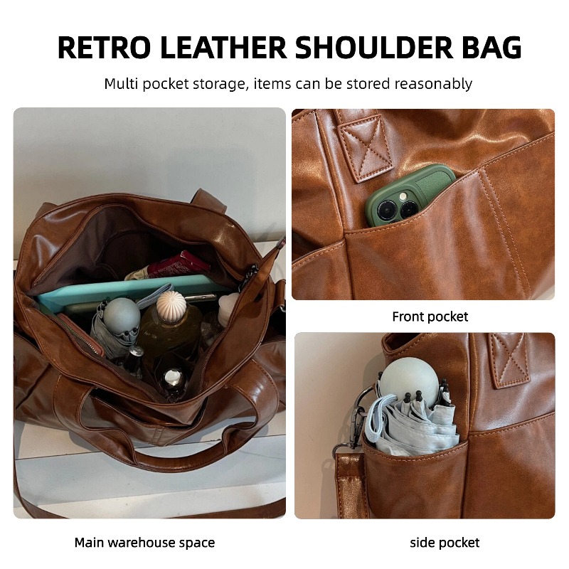 Women Retro Soft Leather Handb - огляд і ціна Leather Work Handbags