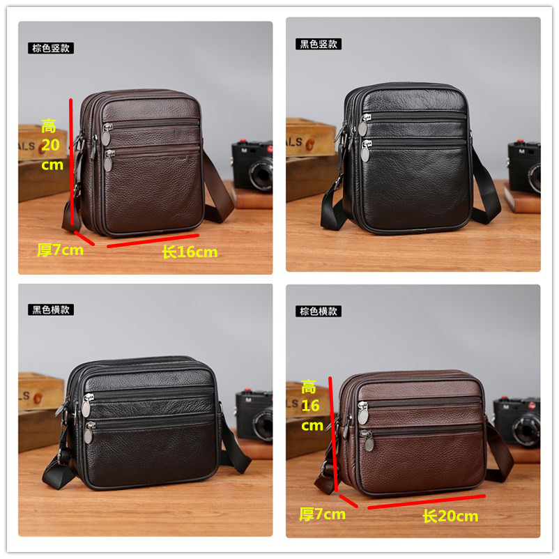 Men's Shoulder Messenger Bag C - огляд і ціна Leather Work Handbags