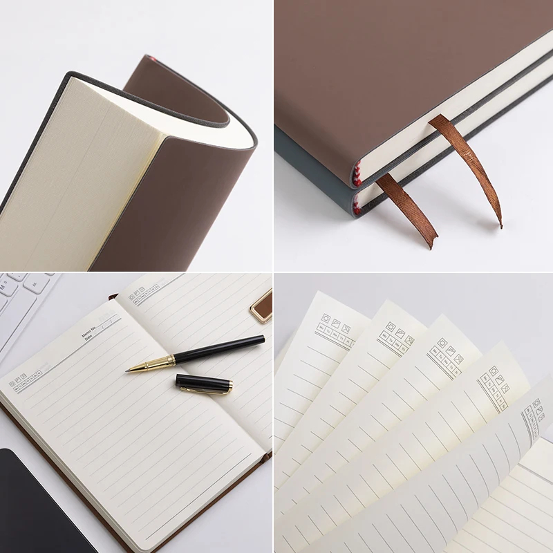 A5 Soft Leather Notebook with  - огляд і ціна Leather Work Diary