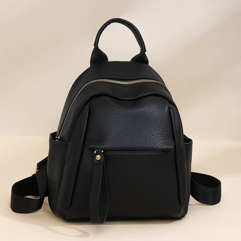 Litchi Pattern Leather Backpac - огляд і ціна Leather Work Rucksack
