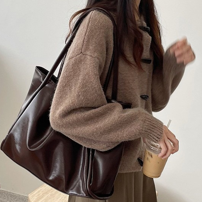 2026 Women New Vintage Shoulde - огляд і ціна Leather Work Handbags