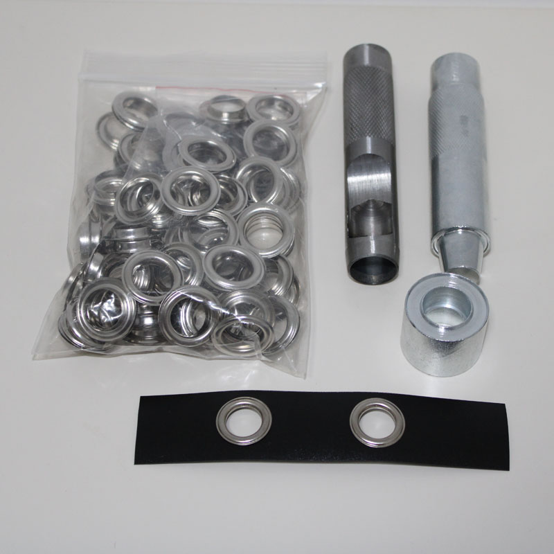 4mm-14mm 100 Set Silver Eyelet - огляд і ціна Leatherwork Eyelets