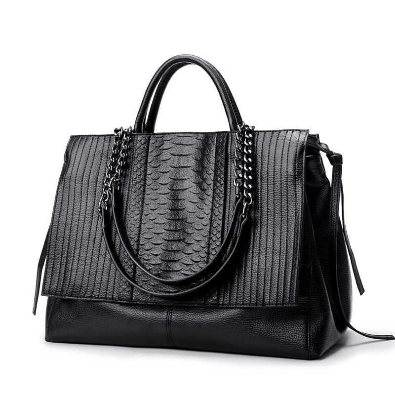 Elegant Tote Bag With Zipper,  - огляд і ціна Leather Work Handbags