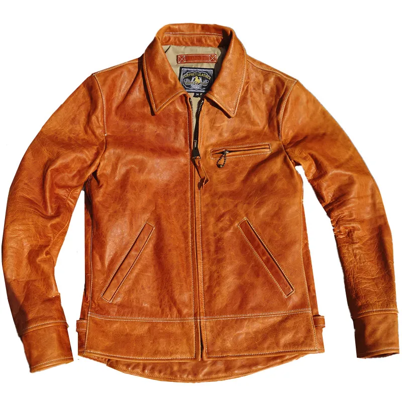 Men's Leather Jacket Horsehide - огляд і ціна Leather Work Jacket