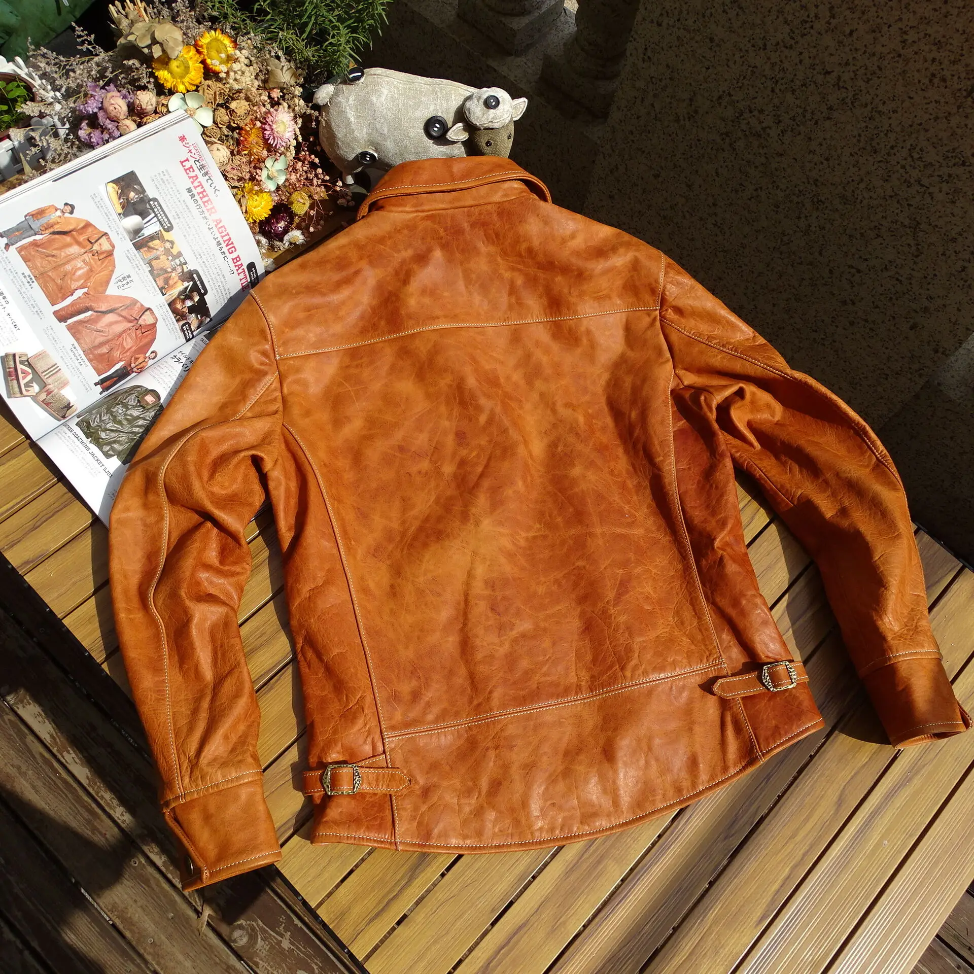 Men's Leather Jacket Horsehide - огляд і ціна Leather Work Jacket