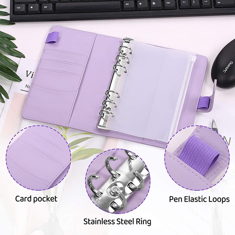 2024 A6 PU Leather Budget Bind - огляд і ціна Leather Work Diary