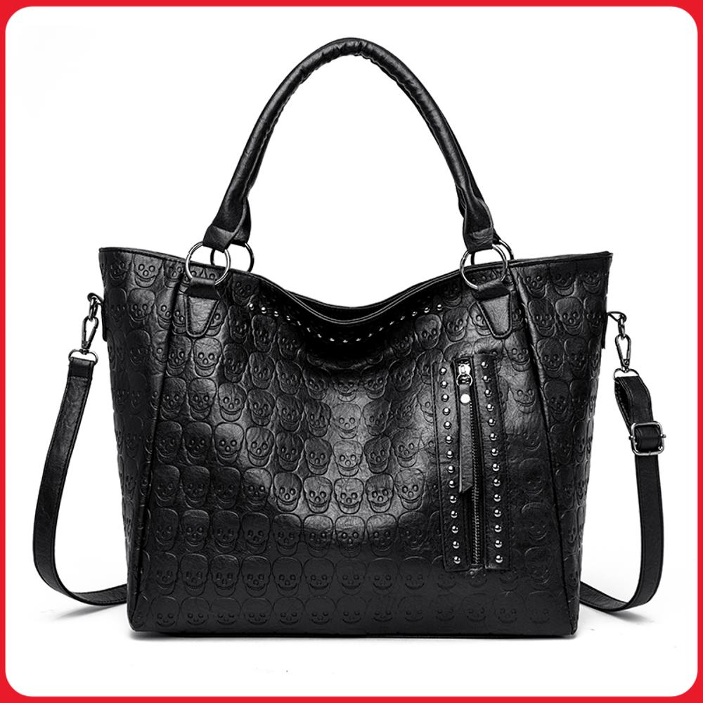 Punk Skull Crossbody Bag PU Le - огляд і ціна Leather Work Handbags
