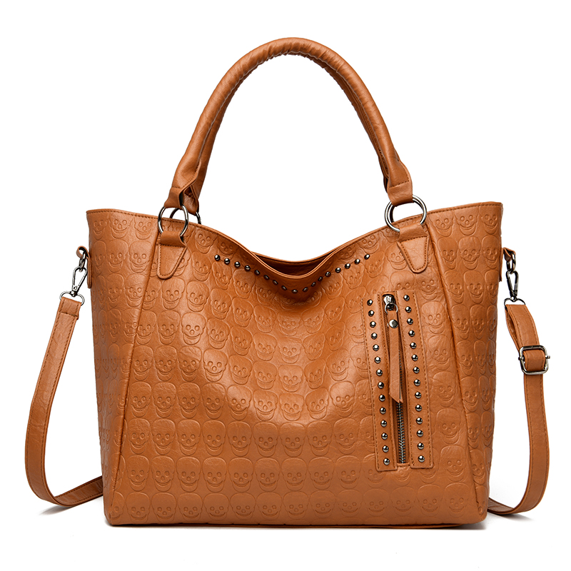 Punk Skull Crossbody Bag PU Le - огляд і ціна Leather Work Handbags