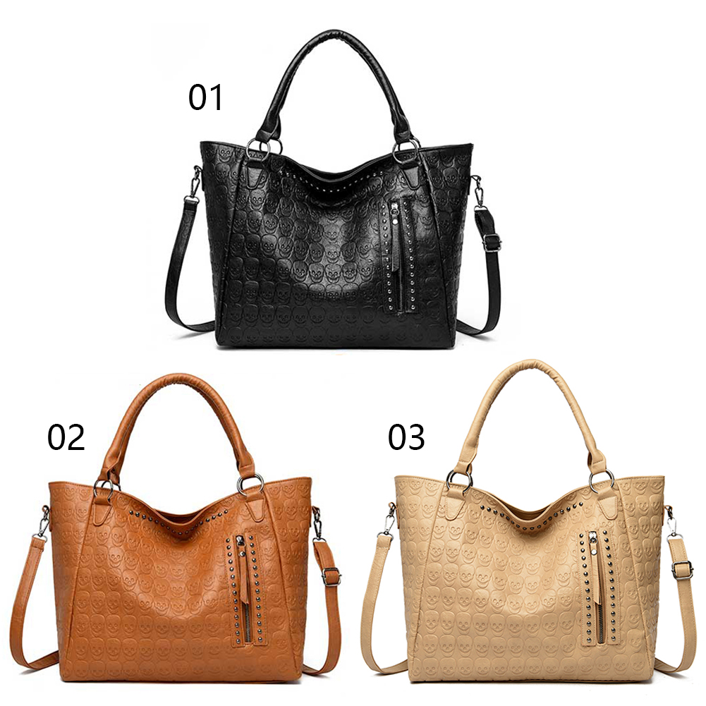 Punk Skull Crossbody Bag PU Le - огляд і ціна Leather Work Handbags