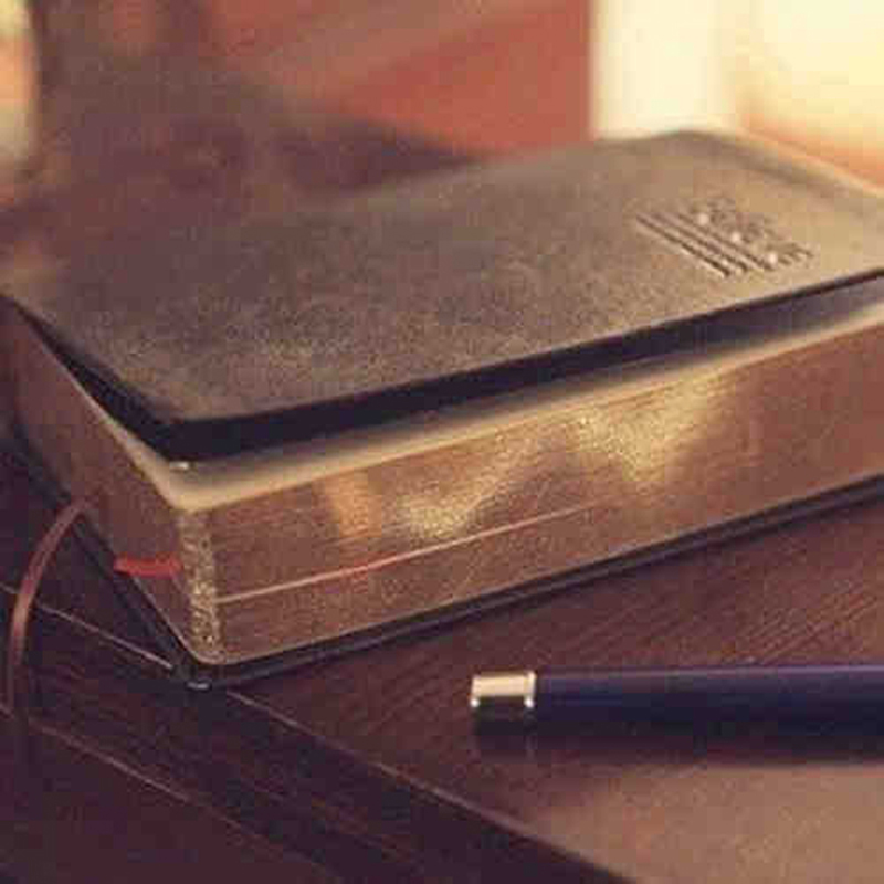 Vintage Thick Leather Bible No - огляд і ціна Leather Work Diary