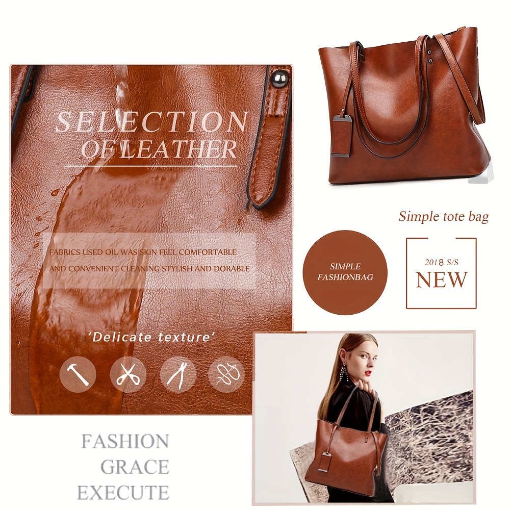 Fashionable Classic Retro Leat - огляд і ціна Leather Work Handbags