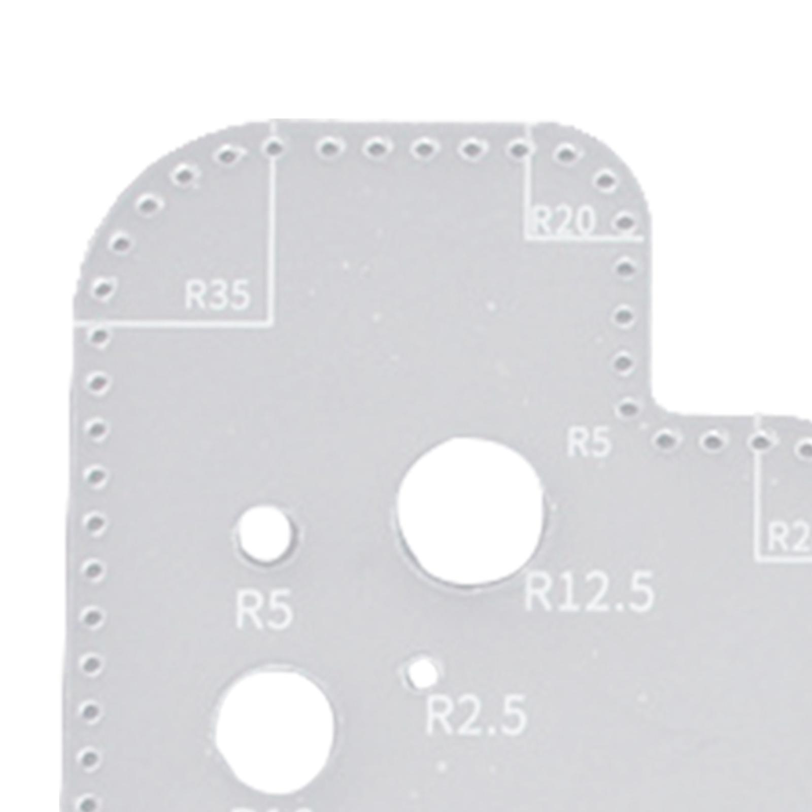 Circle Template Clear Acrylic  - огляд і ціна Leatherwork Ruler