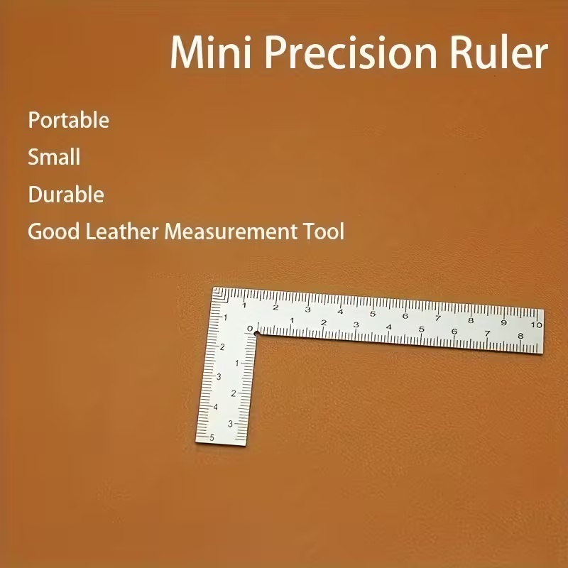 Mini L-Shaped Stainless Steel  - огляд і ціна Leatherwork Ruler