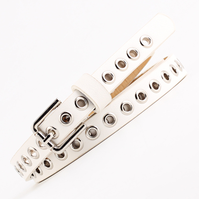 1.4cm Women Trouser Belt Punk  - огляд і ціна Leatherwork Eyelets